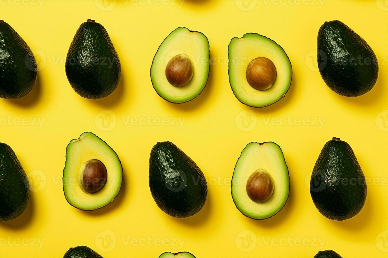 vue fruit Avocat Contexte Haut aérien végétarien végétalien tropical modèle vert nourriture en bonne santé photo