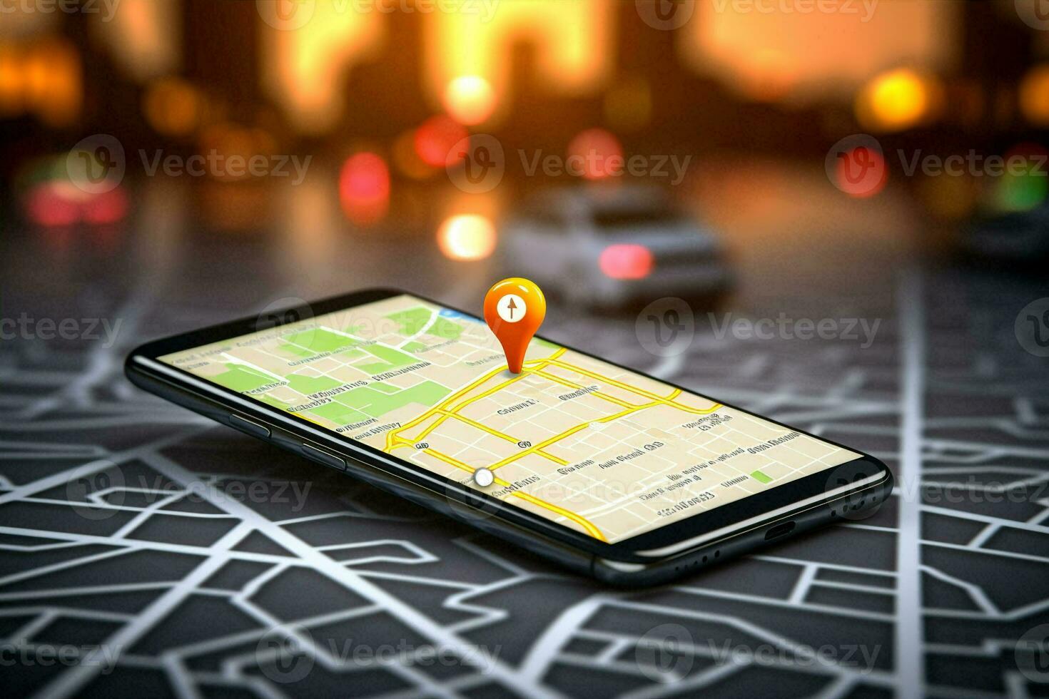 ville téléphone intelligent la navigation la communication point direction main téléphone rue carte route emplacement GPS photo