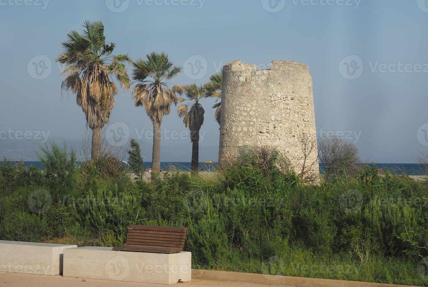 plage de poèteto à cagliari photo