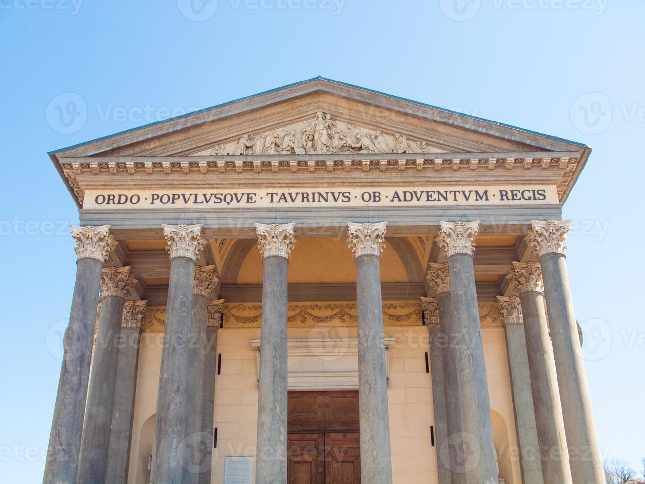 Église Gran Madre Turin photo