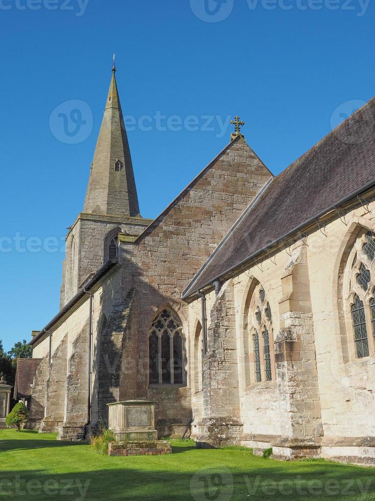 L'église st mary magdalene à tanworth en arden photo