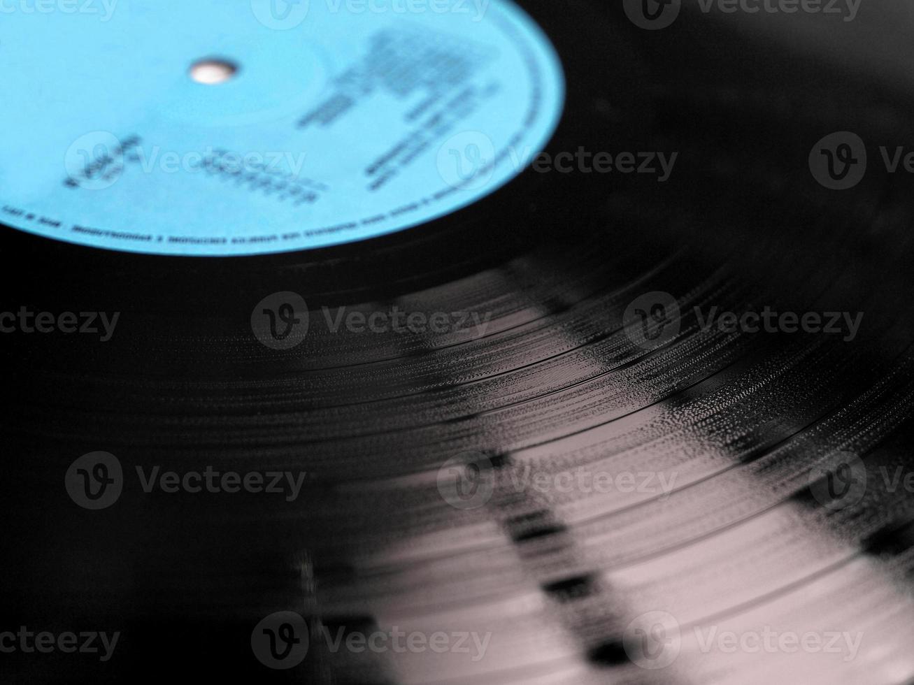 rainures de disques vinyles photo