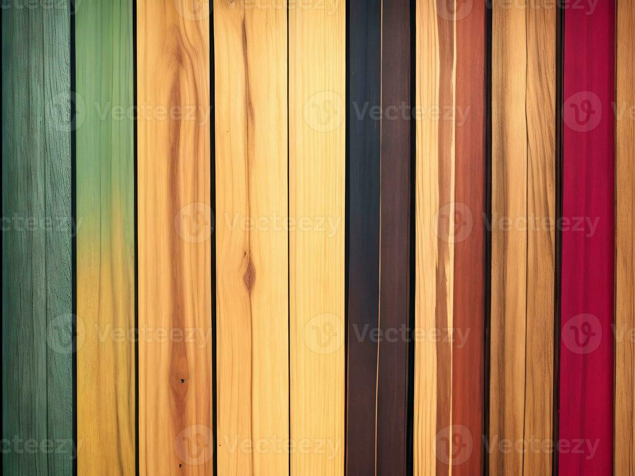 rustique abstrait peint en bois mur table sol texture - bois Contexte panorama bannière long, arc en ciel La peinture couleurs lgbt, sans couture modèle. génératif ai photo