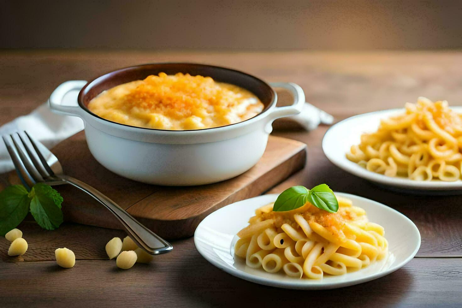 le meilleur macaroni et fromage recettes. généré par ai photo