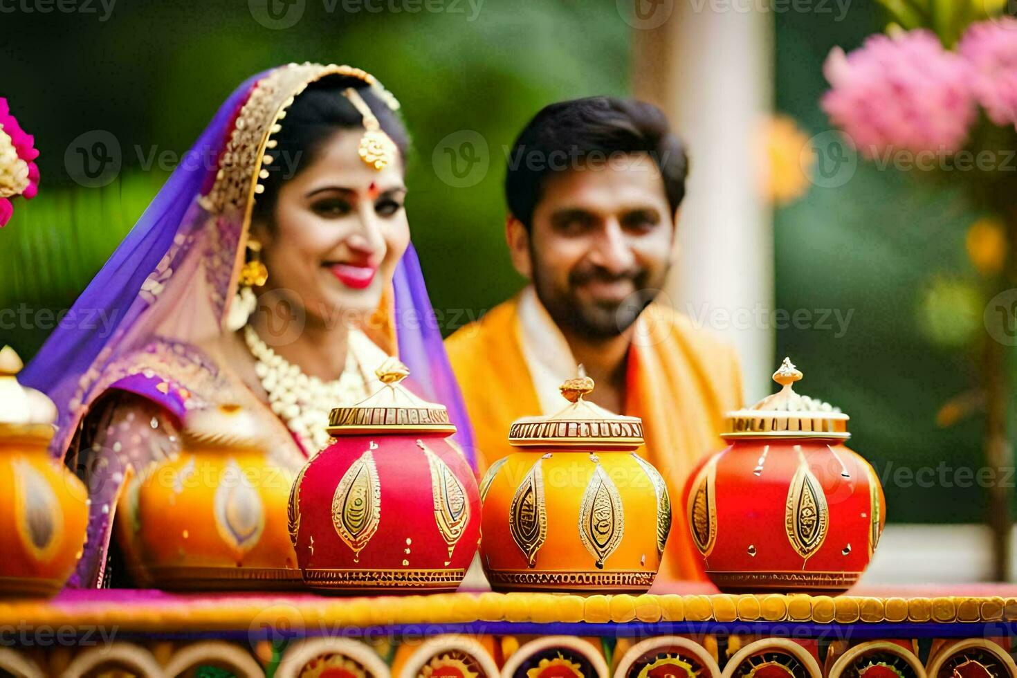 le mariage, delhi RCN, la photographie, le mariage Brigade. généré par ai photo