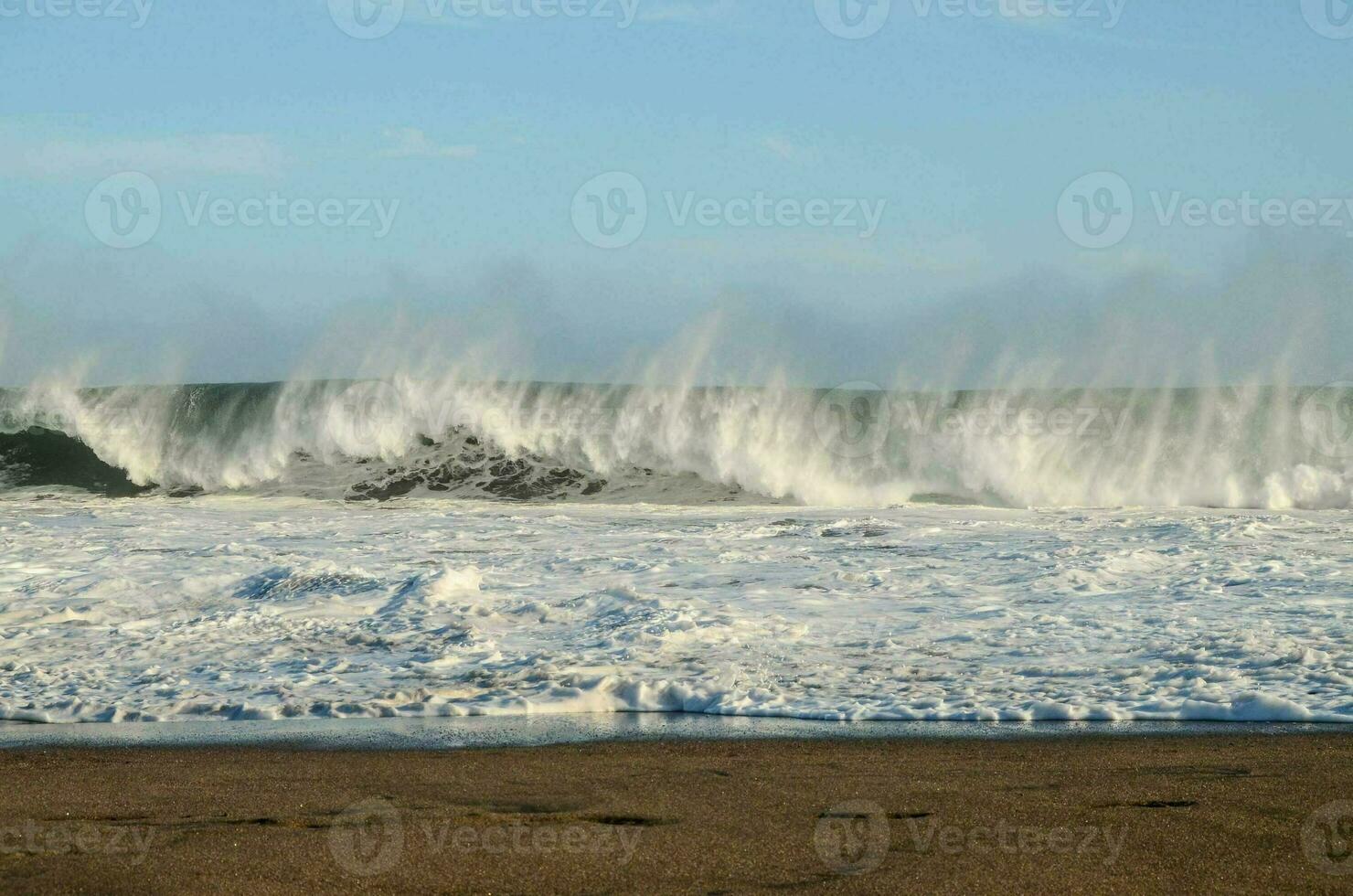 mer avec vagues photo