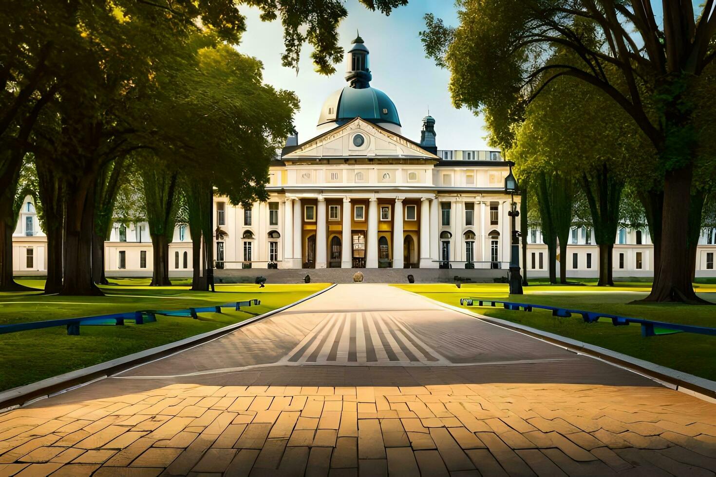 le Université de Wisconsin dans madison, Wi. généré par ai photo