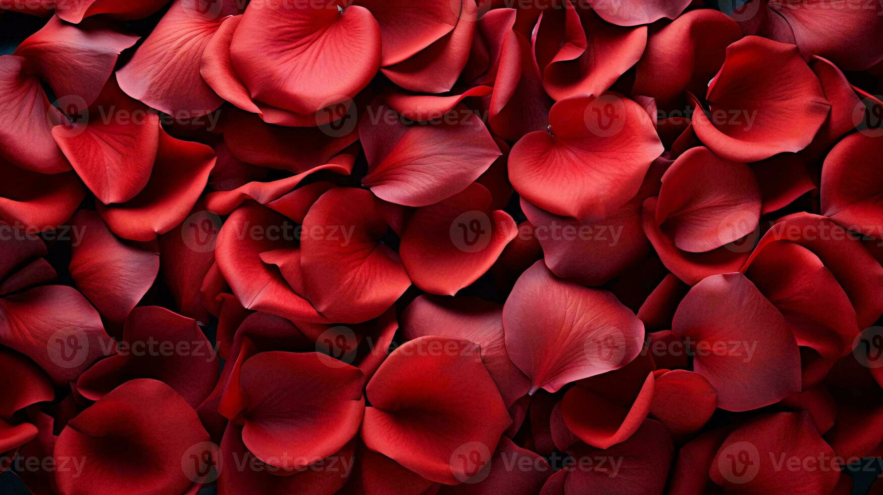 généré par ai rouge magnifique passionné Frais Rose pétales, l'amour romantique la Saint-Valentin journée fleurs texture Contexte photo