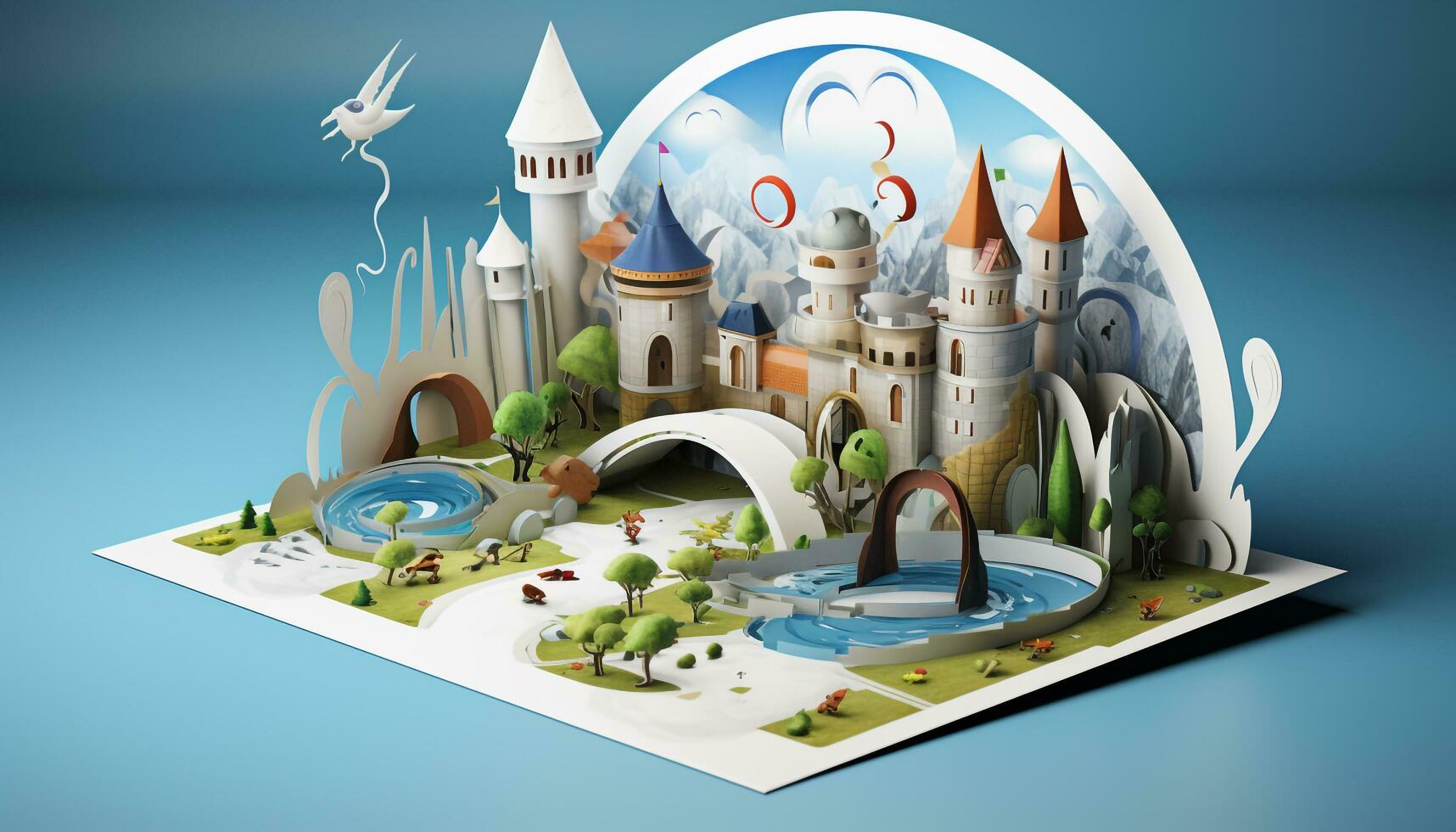 3d cartes image photo