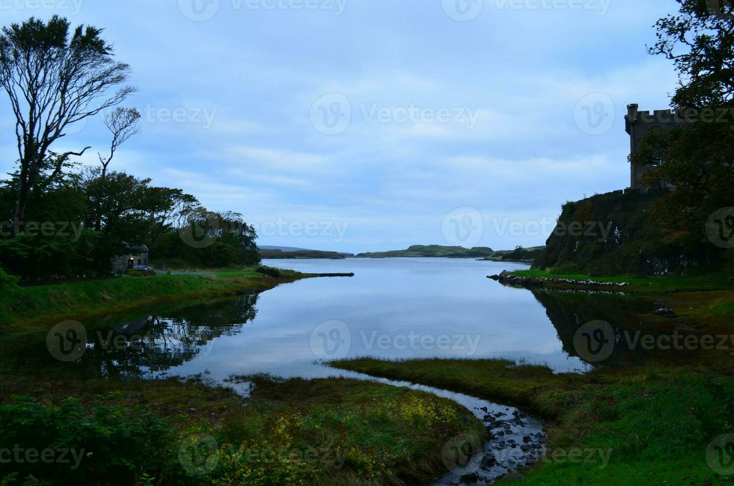 entrée de dunvegan loch dans Écosse photo