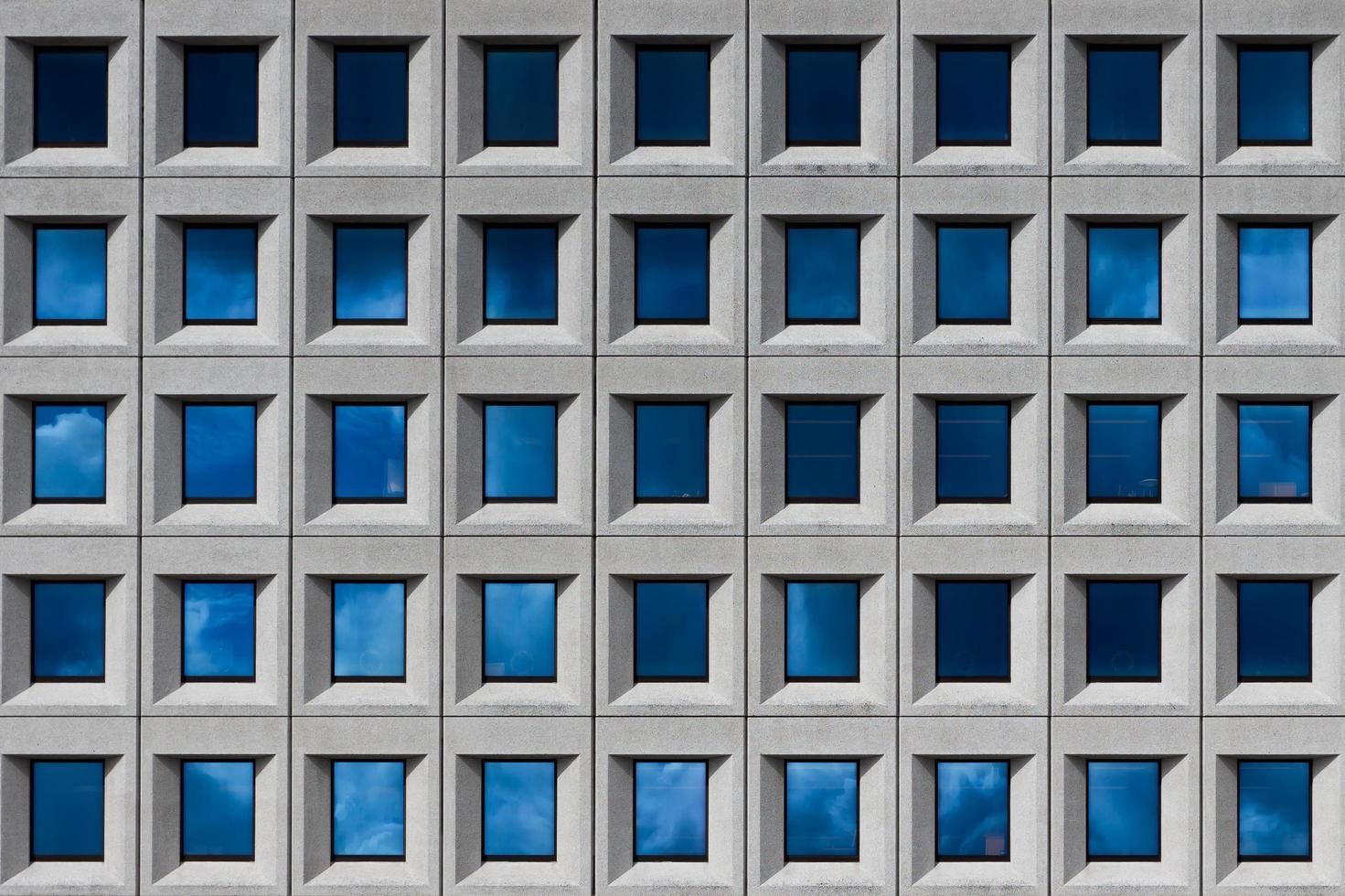 façade de bâtiment de fenêtre photo