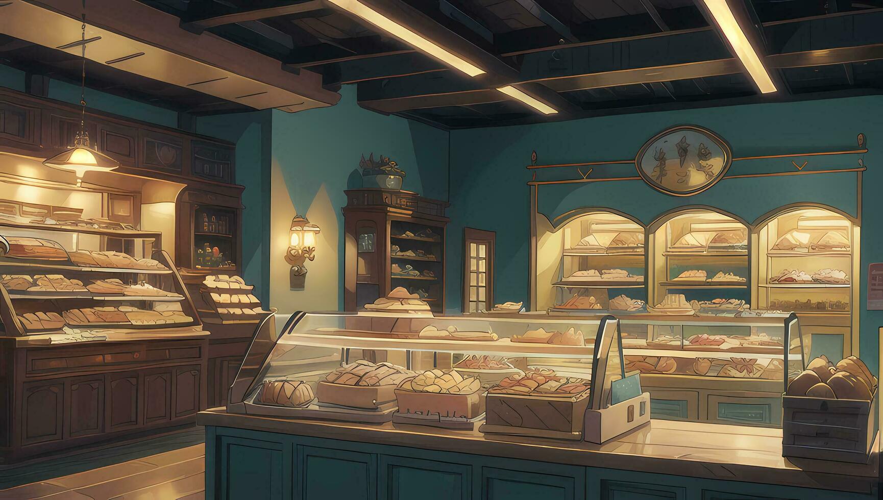 boulangerie général boutique graphique roman anime manga fond d'écran photo