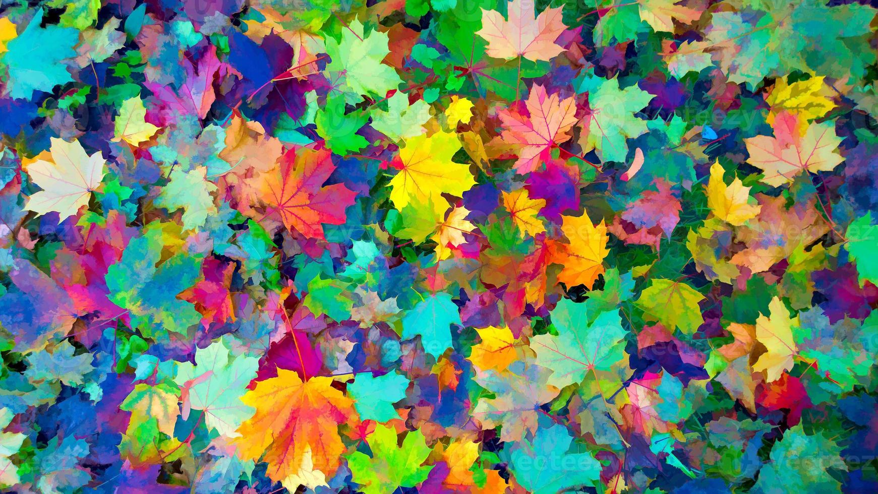 feuilles colorées d'automne fond d'automne, couleurs d'automne photo