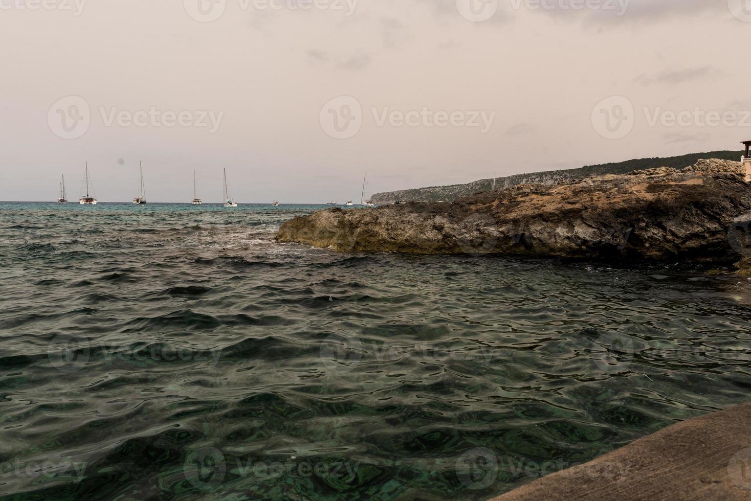 village de pêcheurs d'es calo de sant agusti sur l'île de formentera photo