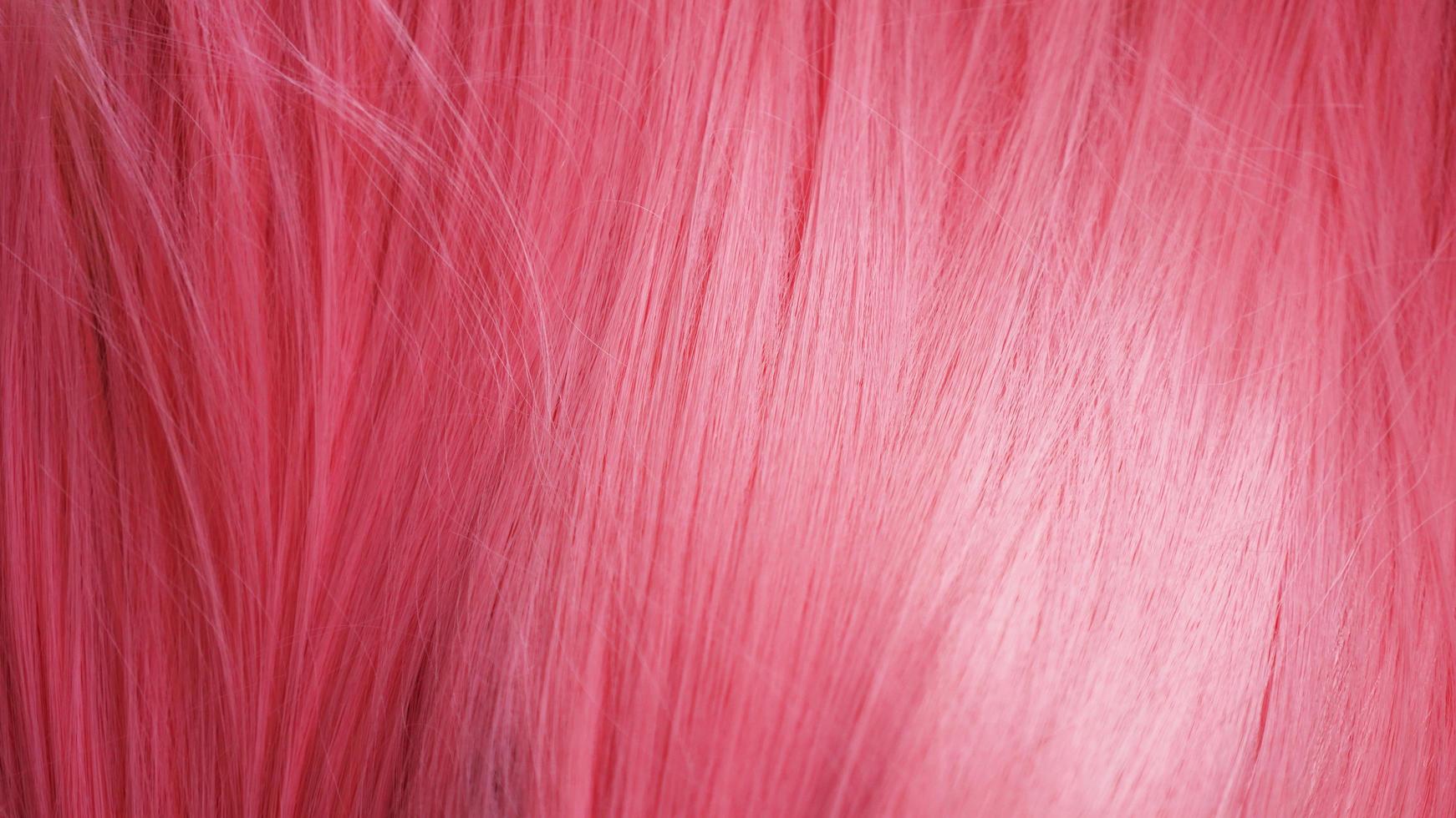texture de gros plan de cheveux roses. peut être utilisé comme arrière-plan photo