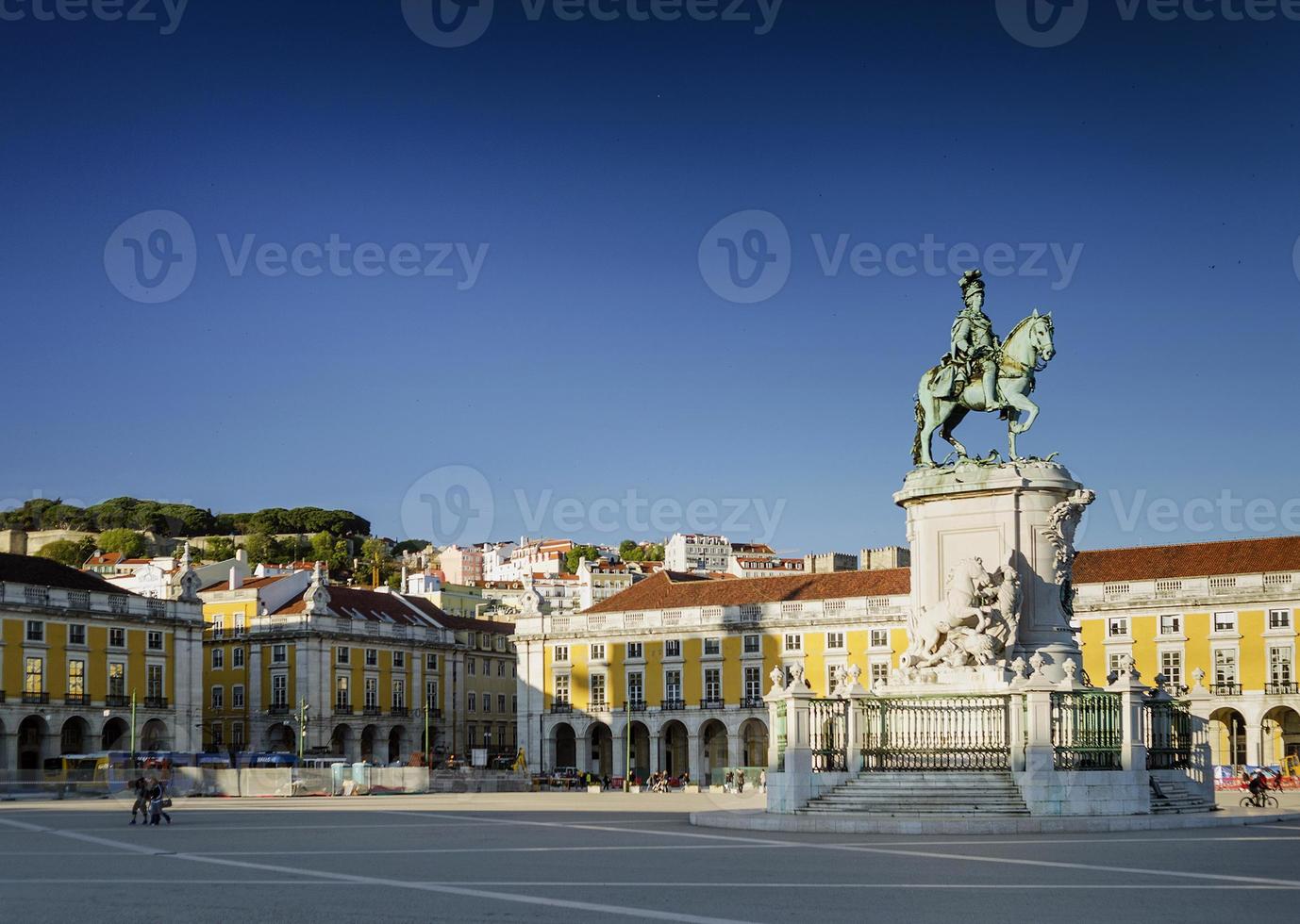 Praca do commercio place principale dans le centre de la vieille ville de Lisbonne Portugal photo