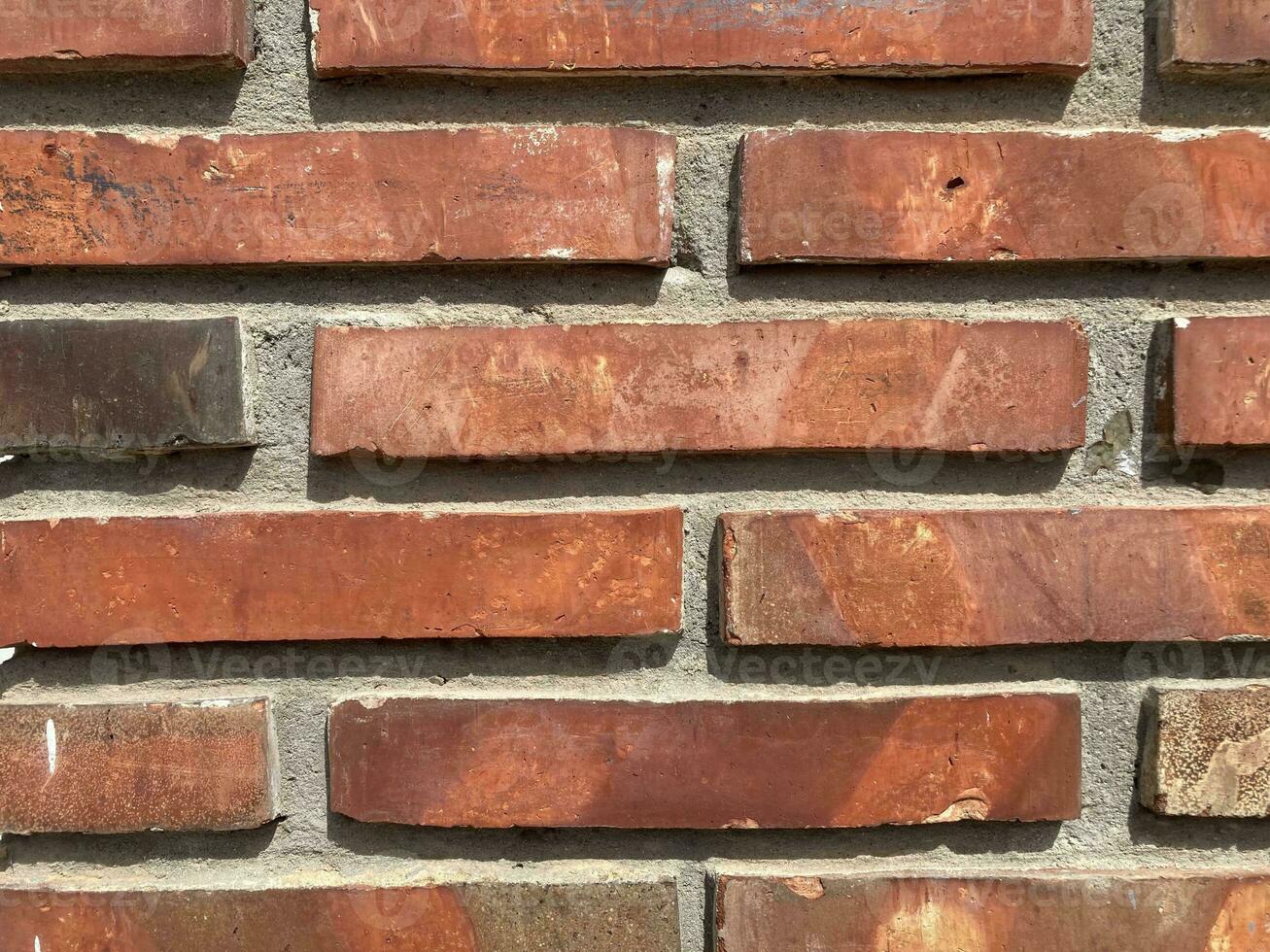 vieux mur de briques rouges photo