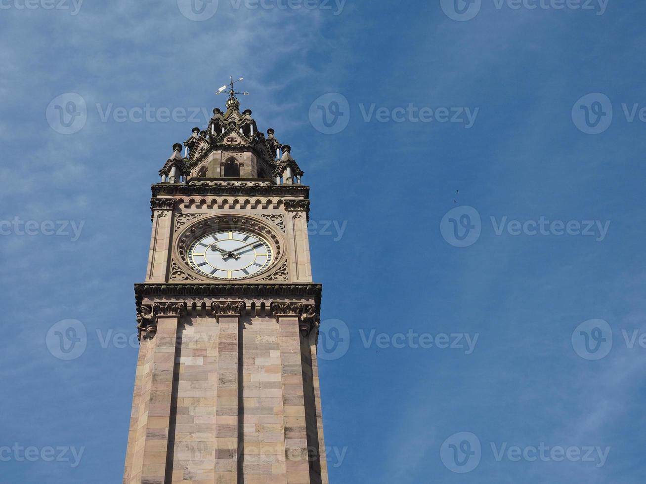 horloge albert à belfast photo