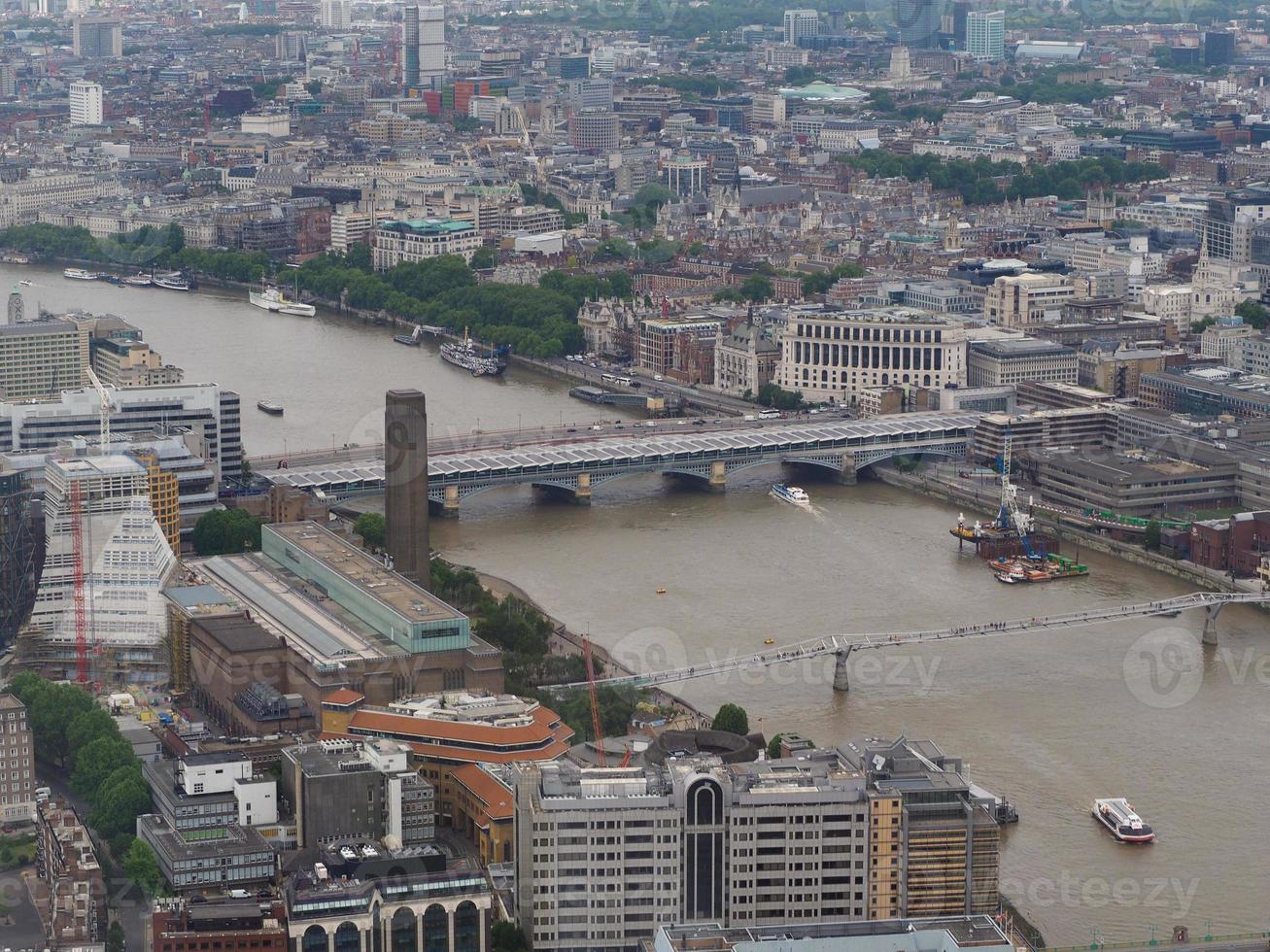 vue aérienne de londres photo