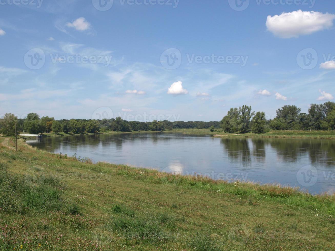 Fleuve elbe à dessau, allemagne photo