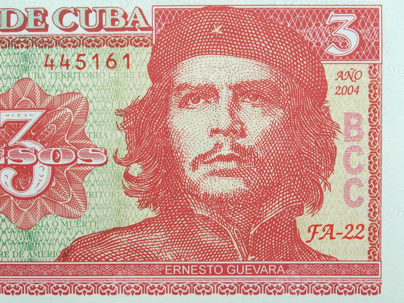 pesos cubains avec che guevara photo