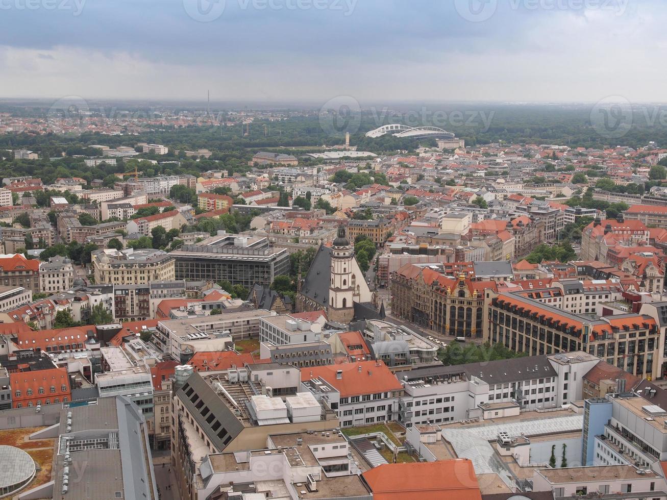 vue aérienne de leipzig photo