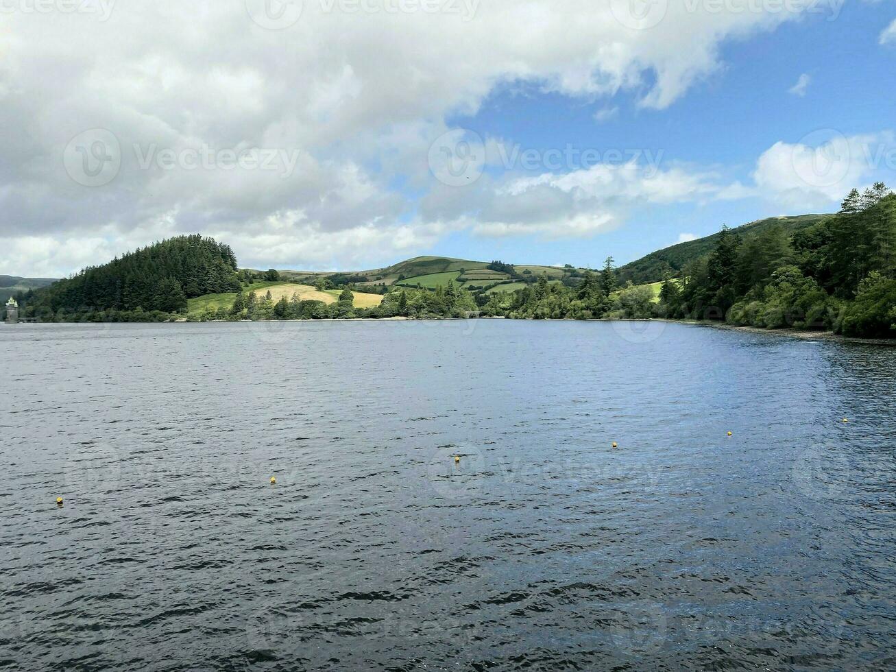 une vue de le Nord Pays de Galles campagne à Lac vyrnwy photo