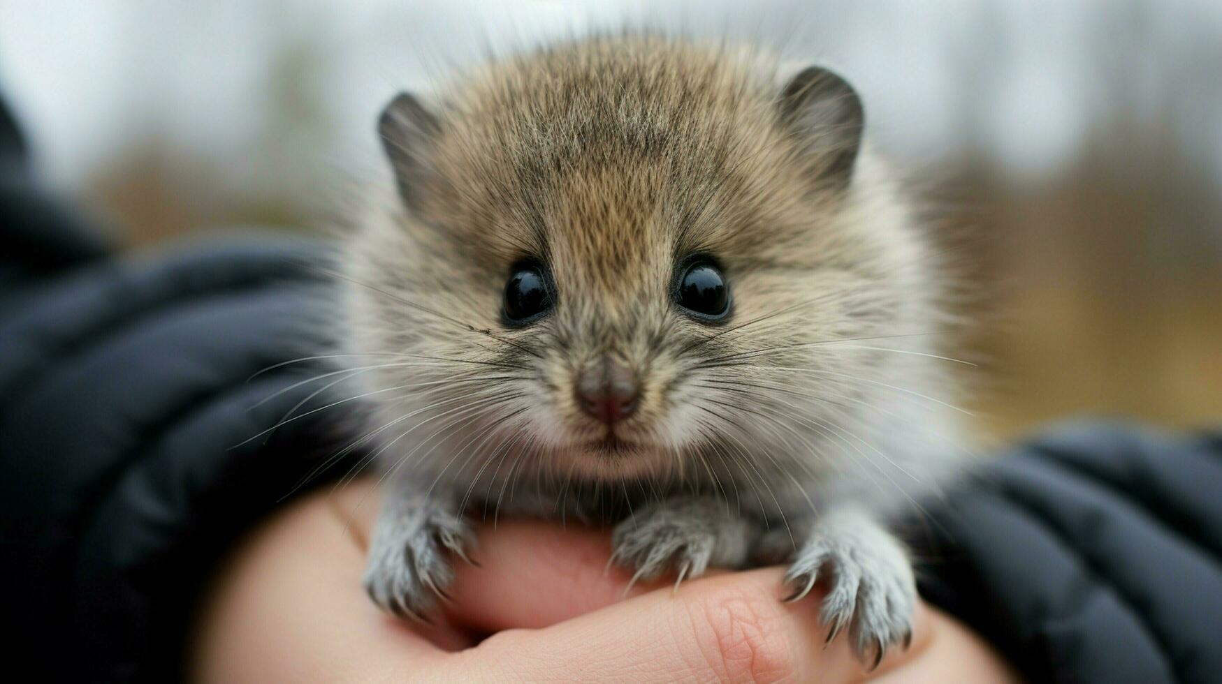 mignonne mammifère petit animal de compagnie Jeune animal duveteux espiègle à la recherche photo