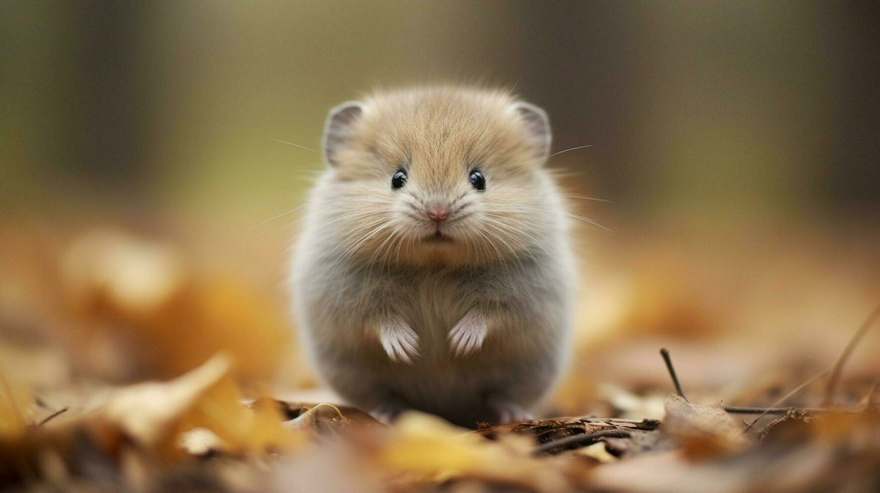 mignonne petit mammifère fourrure proche en haut à la recherche en plein air en danger photo