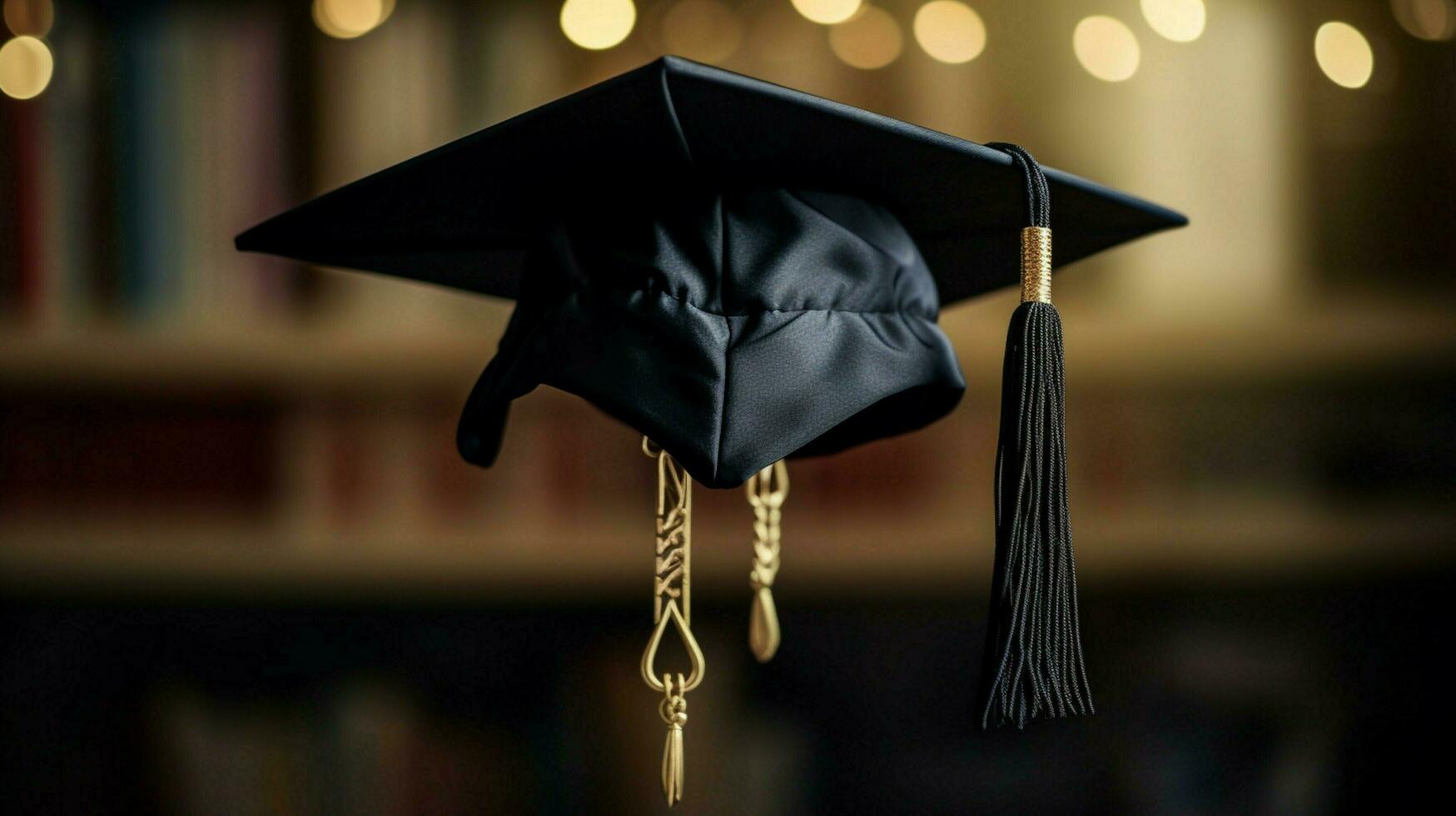 l'obtention du diplôme robe casquette gland Succès atteint photo