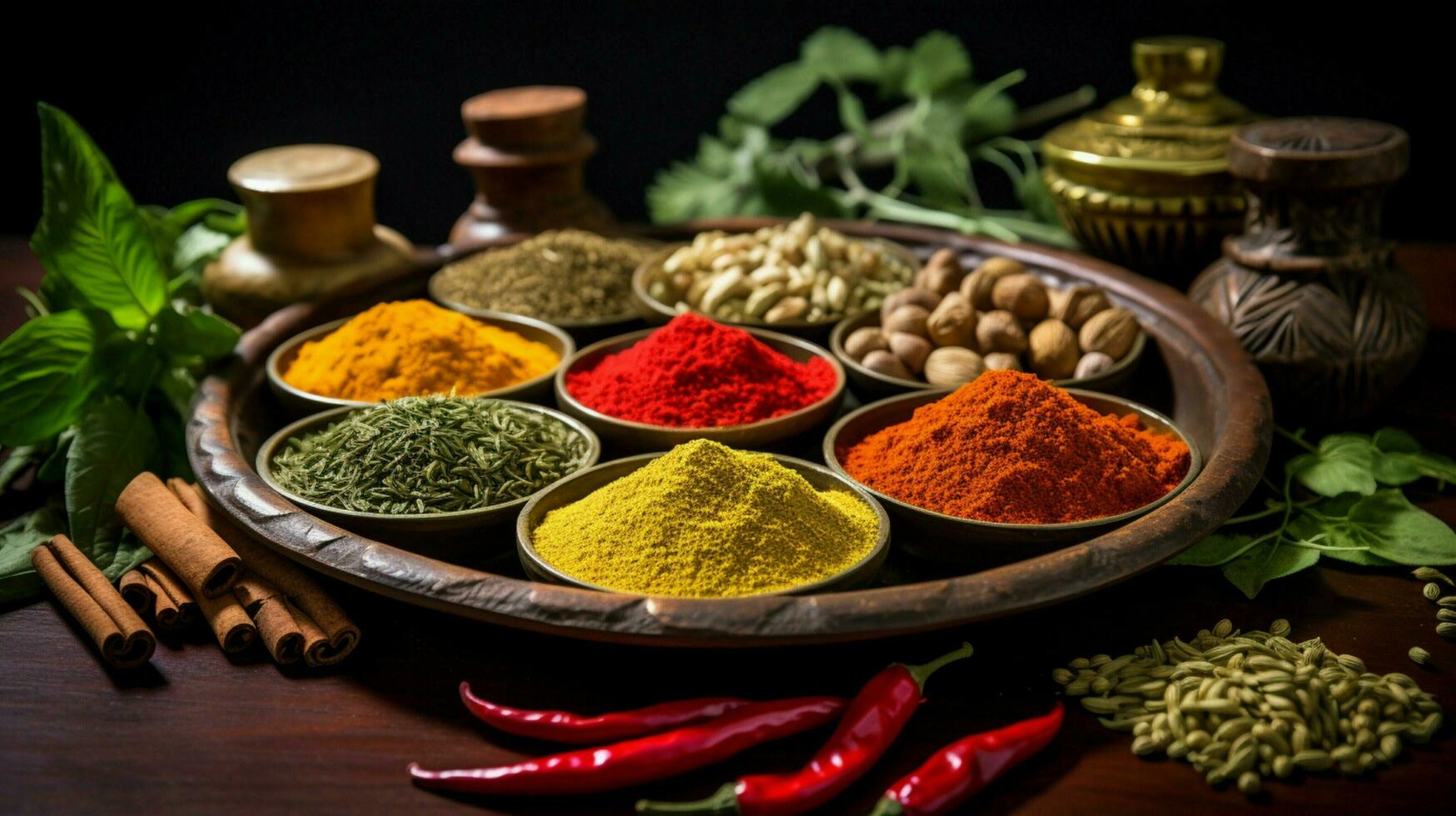 pimenter en haut votre curry avec aromatique assaisonnements photo