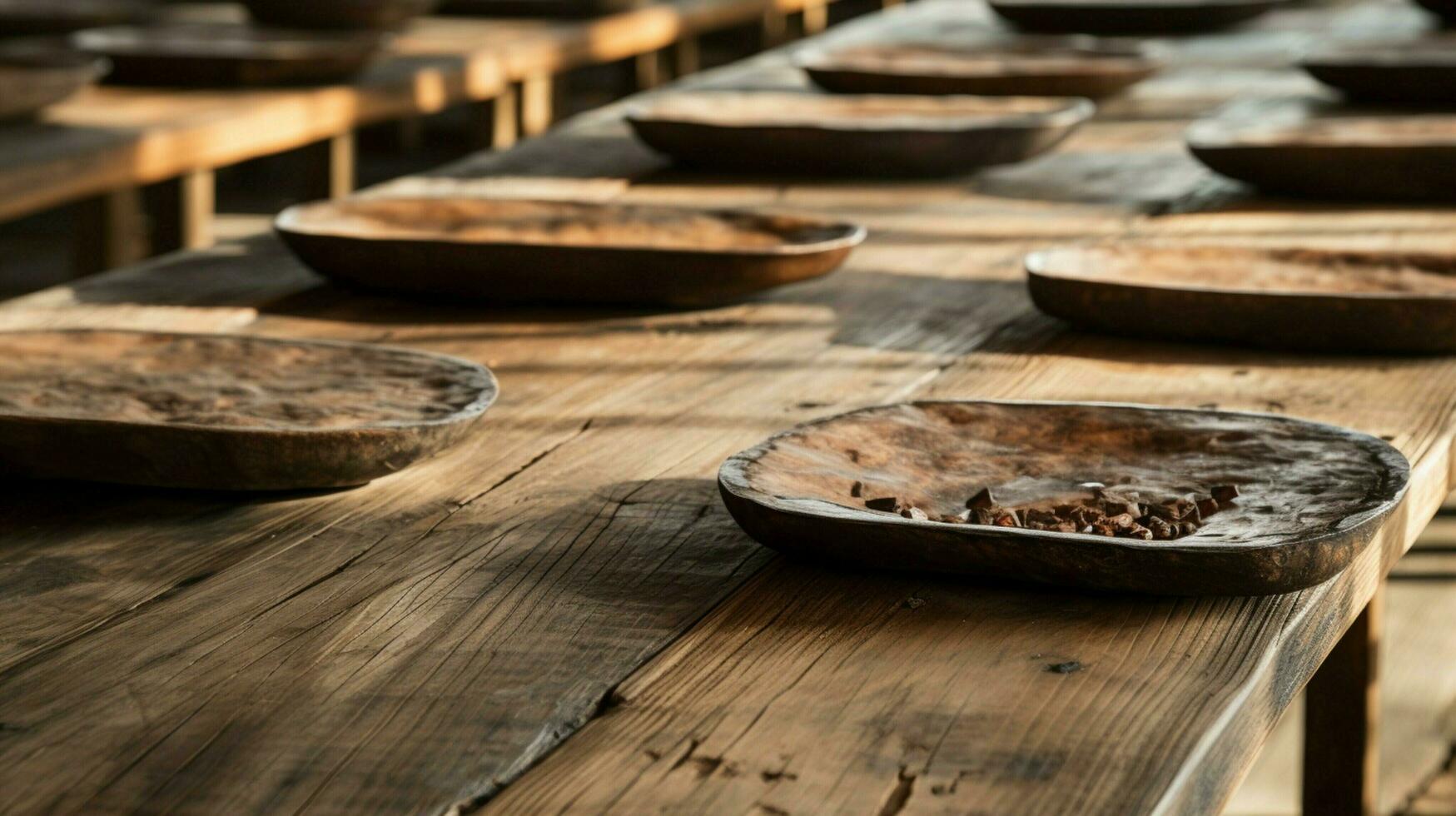 en bois planches dans Lignes créer rustique dessus de la table décor photo