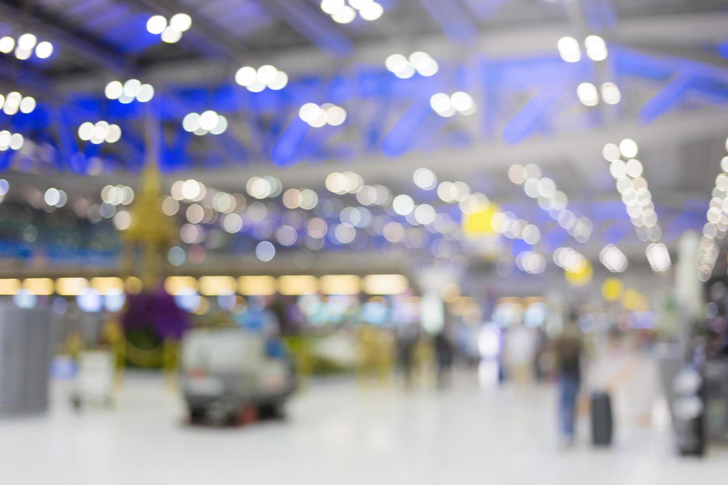 arrière-plan flou de l'aéroport photo