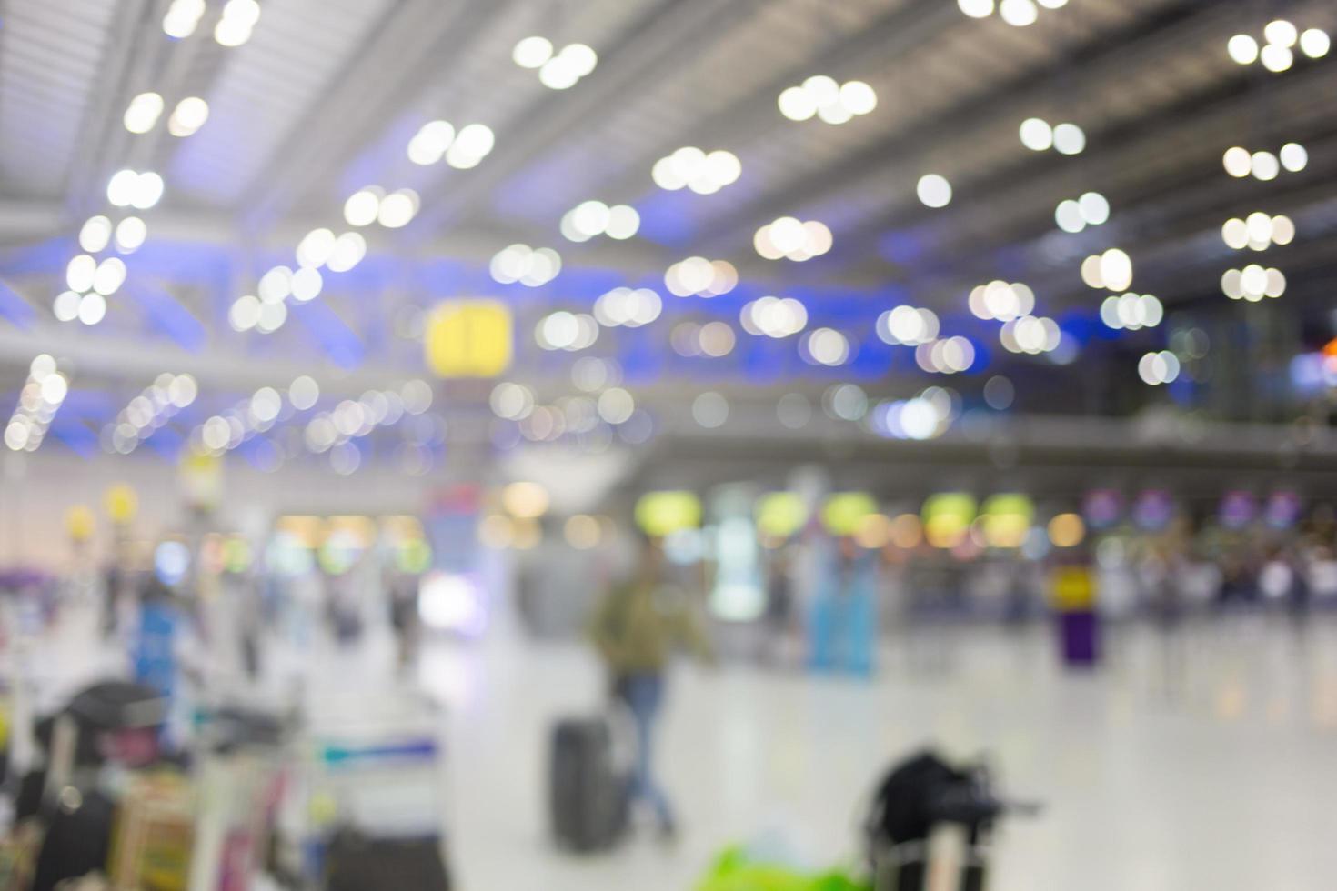 arrière-plan flou de l'aéroport photo