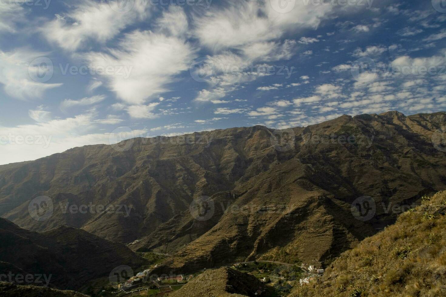 été Naturel paysage de le canari île gomera dans Espagne photo