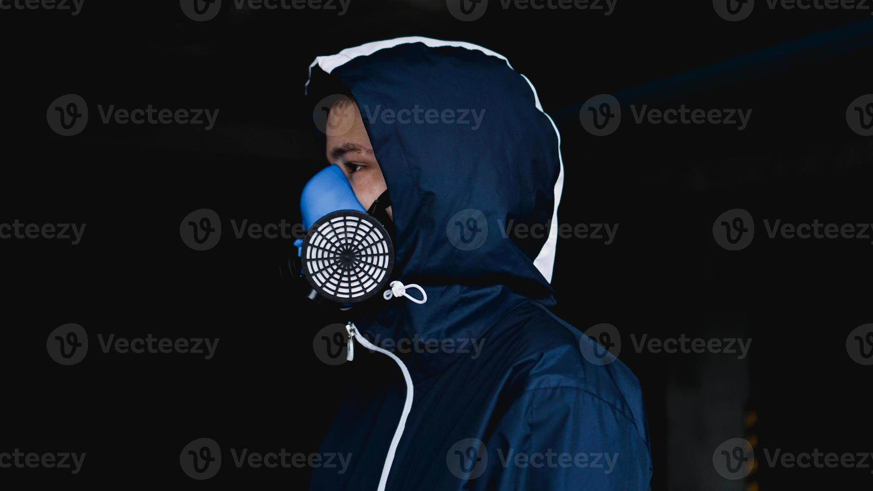 demi-masque respiratoire de protection contre les gaz toxiques photo