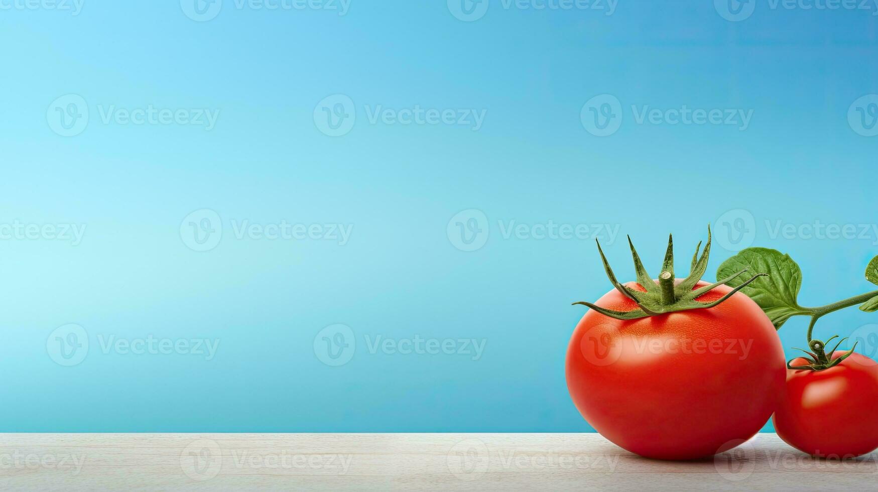 tomates. la toile bannière avec copie espace. génératif ai photo