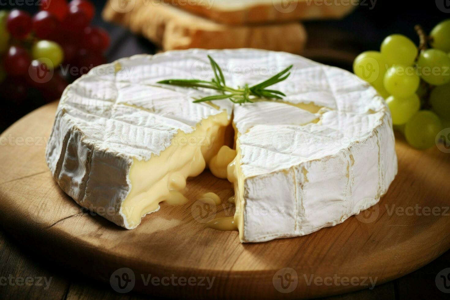 noisette Brie fromage. produire ai photo