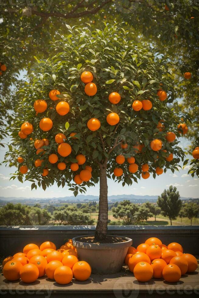 des arbres fond d'écran Télécharger HD, ai généré photo