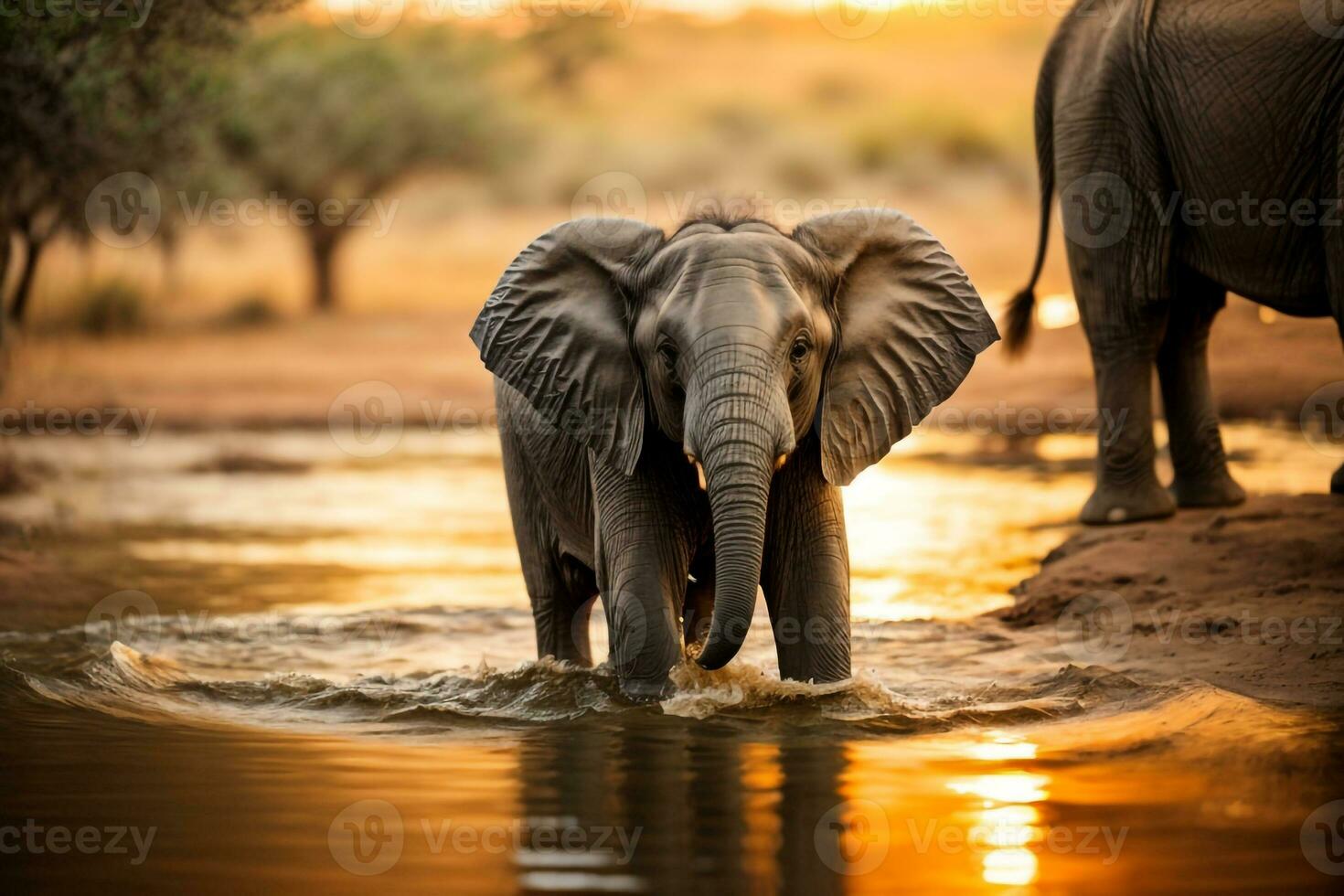 l'éléphant fond d'écran, l'éléphant HD ,éléphant images Télécharger ai généré photo