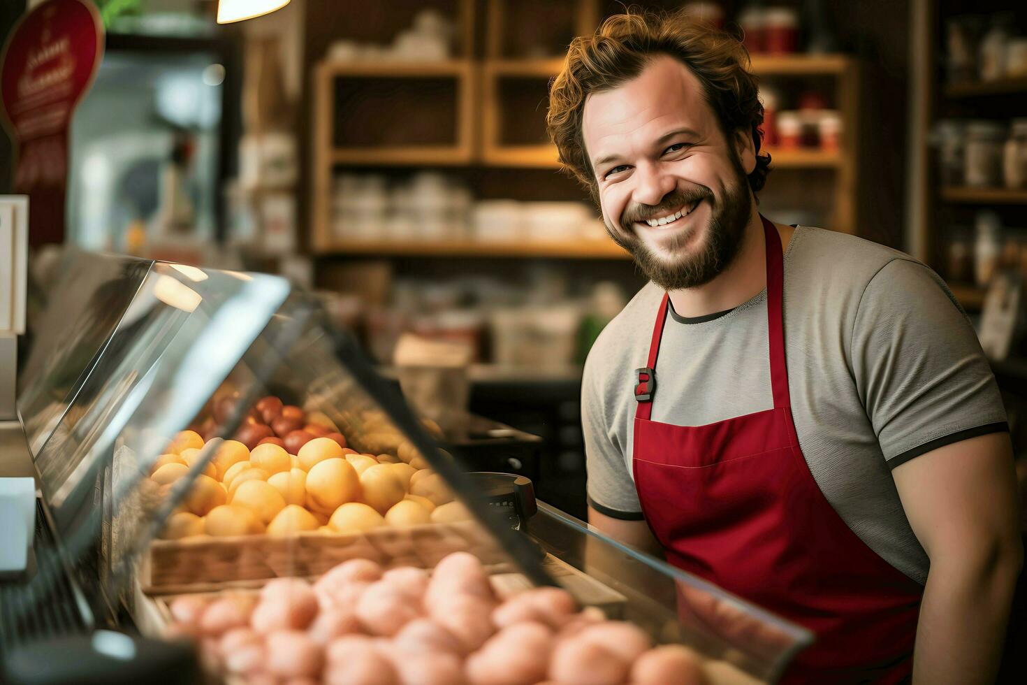 Masculin chef cuisine à restaurant ai génératif photo