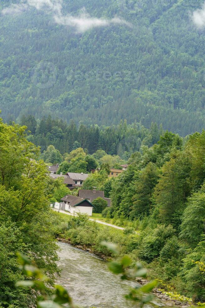 Salzbourg et le autrichien Alpes photo