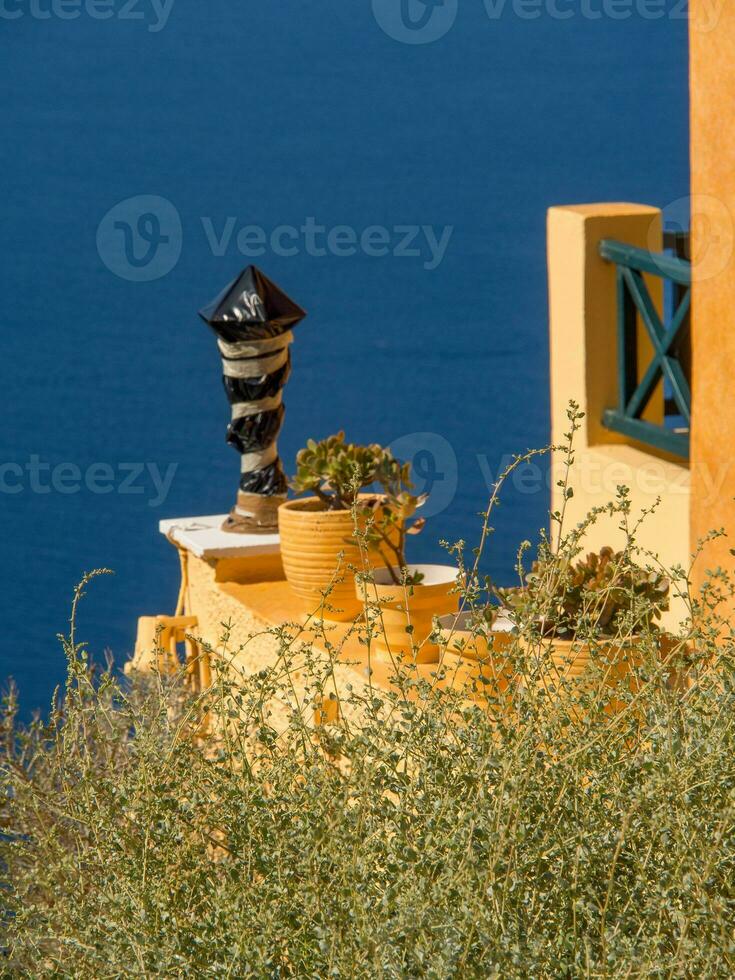 l'île grecque de santorin photo