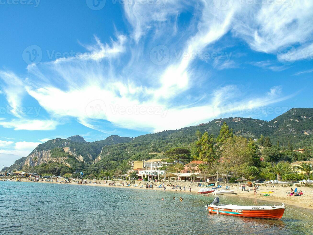 l'île grecque de corfou photo