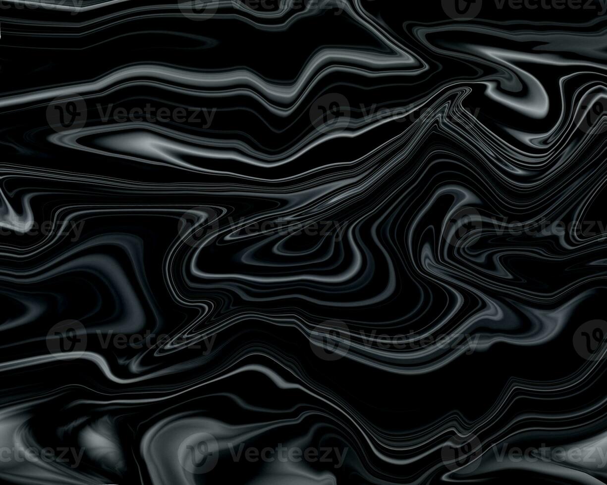incroyable abstrait foncé noir texture, ondulé fluide branché moderne Contexte. photo