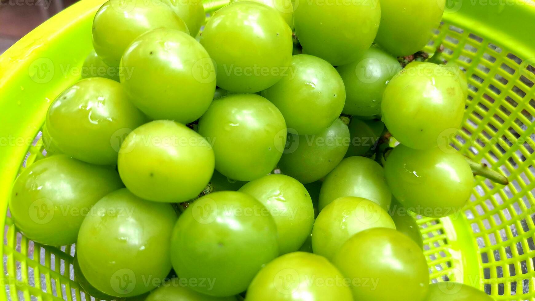 photo de Frais vert les raisins