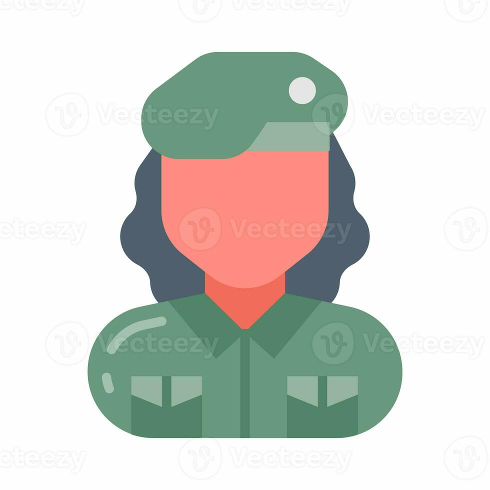 soldat icône dans vecteur. illustration photo