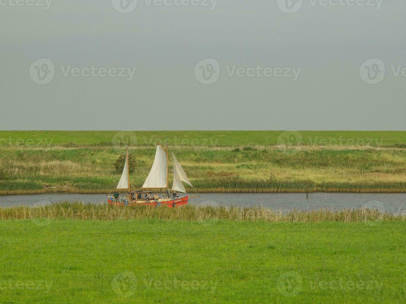 été temps sur Spiekeroog île photo