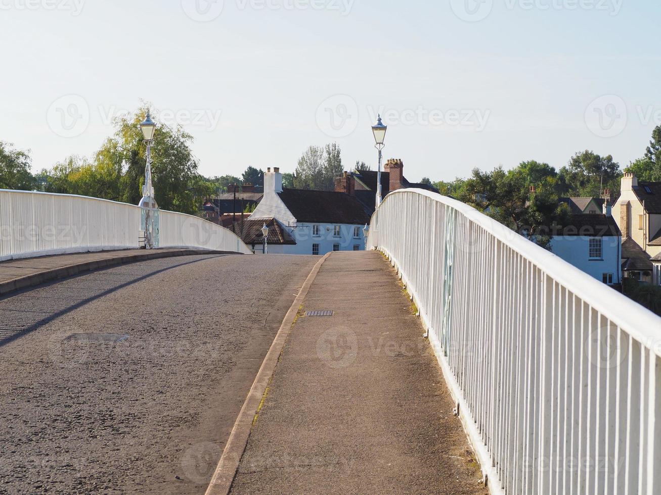 Vieux pont en wye à Chepstow photo