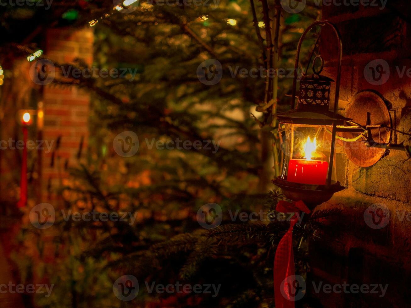 Noël temps dans le jardin photo